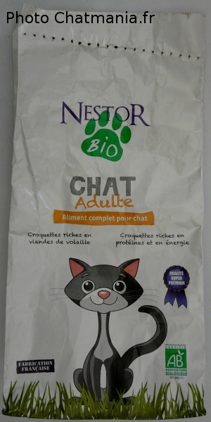 Croquettes pour chats Nestor Bio fabrication française